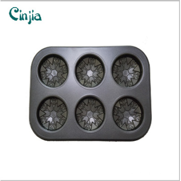 6 Cup Muffin Cake Mould / Cake Baking Pan